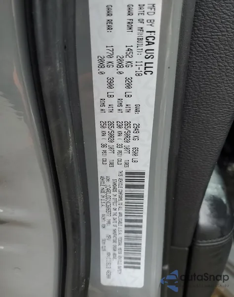 2019 Dodge Durango Gt Plus Awd from USA, damaged, VIN 1C4RDJDG1KC606577